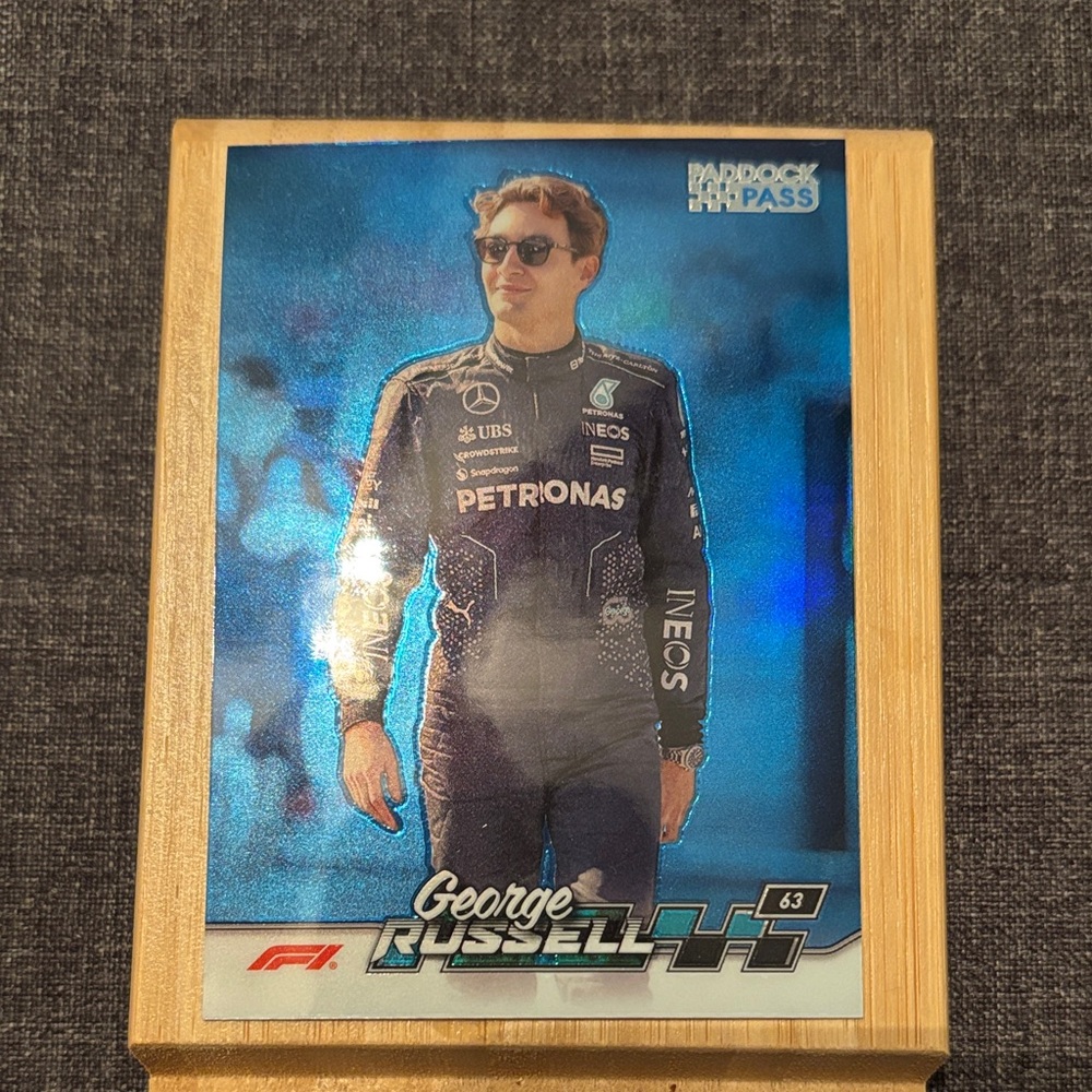 George Russell Racing Card
